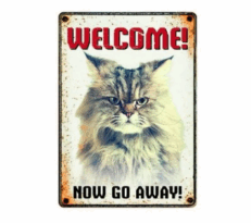 Stickers en waakborden voor je kat