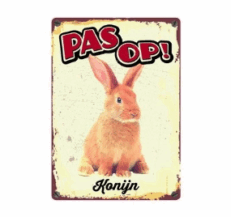 Stickers en waakborden voor je knaagdier